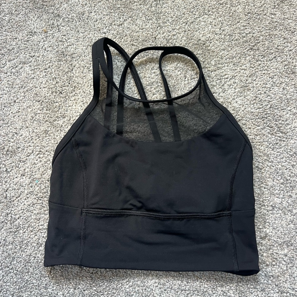 Lululemon Black Strappy Bra